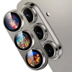 Metal Tempered Glass for Camera Lens Protector For Samsung Galaxy