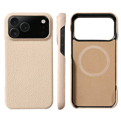 Cowhide Leather Magnetic Magsafe Phone Case for iPhone