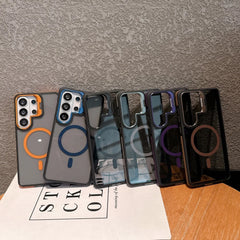 Flip Metal Lens Holder Case for Samsung Galaxy