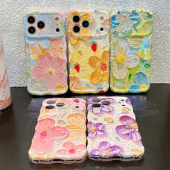 Oil Painting Floral Series Phone Case For iPhone