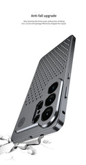 Metal Frame Cooling Case for Samsung Galaxy | Hollow Out Heat Dissipation Aluminum Cover | Hard 2-in-1 Shockproof Bumper Case