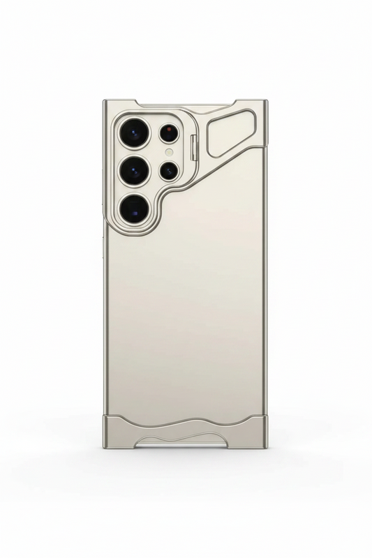 Aluminum Alloy Bumper Case for Samsung Galaxy | Camera Lens Protector | Bracket Stand