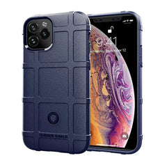 Shockproof Rugged Shield Matte Rubber Case for iPhone