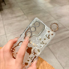 Trendy Girlish Glossy Sanrio Hello Kitty Case For Samsung
