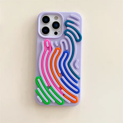 Silicone Building Block Jigsaw Puzzle Case For iPhone | Fidget Anxiety Stress Therapy Phone Cover