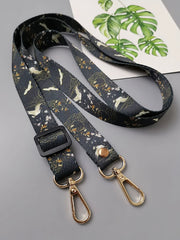 Universal Oriental Aesthetic Phone Lanyard | Vintage Pattern Fabric Crossbody Neck Strap | Adjustable Anti-Loss Shoulder Sling with Secure Case Tab Insert