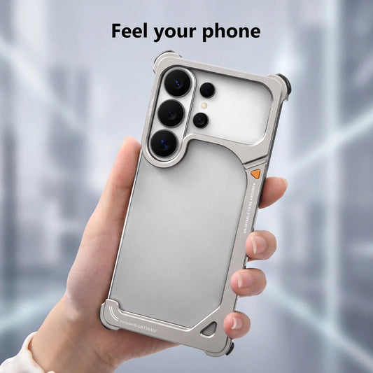 Aluminum Alloy Metal Bumper Case with Kickstand For Samsung Galaxy S26 Ultra | Bumper Metal Phone Cover
