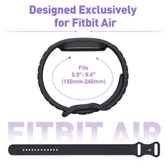 Silicone Loop Strap for Google Fitbit Air | Sport Fitness Band