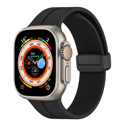 Silicone Magnetic Buckle Sport Band for Apple Watch