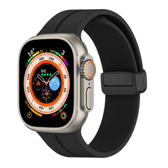 Unisex Magnetic Buckle Silicone Sport Band for Apple Watch