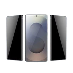 (Pack of 2) Privacy Tempered Glass Screen Protector with Oleophobic Coating & Installation Kit for Samsung Galaxy