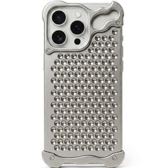 Honeycomb Metal Aluminum Alloy Heat Dissipation Bumper Phone Case for iPhone