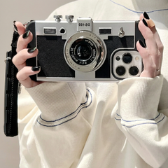 iPhone Emily in Paris 3D Retro Camera Phone Case with Lanyard