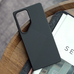 Matte Minimalist Geometric Stripe Phone Case for Samsung Galaxy
