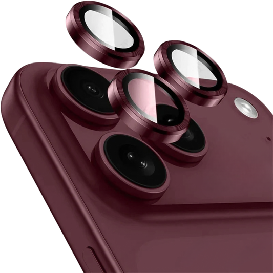 Metal Ring Camera Lens Protector for iPhone | 9H Tempered Glass