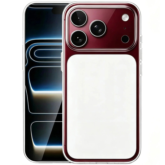 Transparent White MagSafe Case for iPhone