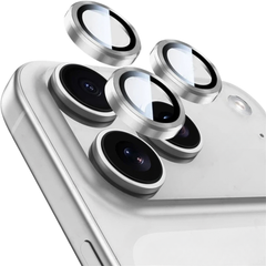 Metal Ring Camera Lens Protector for iPhone | 9H Tempered Glass