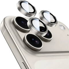 Metal Ring Camera Lens Protector for iPhone | 9H Tempered Glass