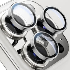 2 Pcs Camera Lens Protector For iPhone | Diamond Metal Protective Glass
