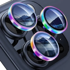 2 Pcs Camera Lens Protector For iPhone | Diamond Metal Protective Glass