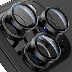2 Pcs Camera Lens Protector For iPhone | Diamond Metal Protective Glass