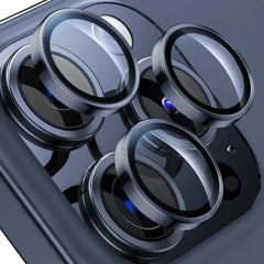 2 Pcs Camera Lens Protector For iPhone | Diamond Metal Protective Glass